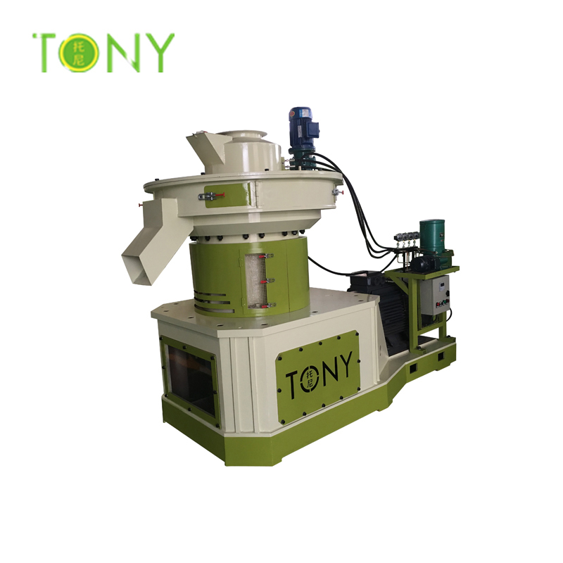 TONY TYJ560 make 8mm biomass sawdust pellet machine